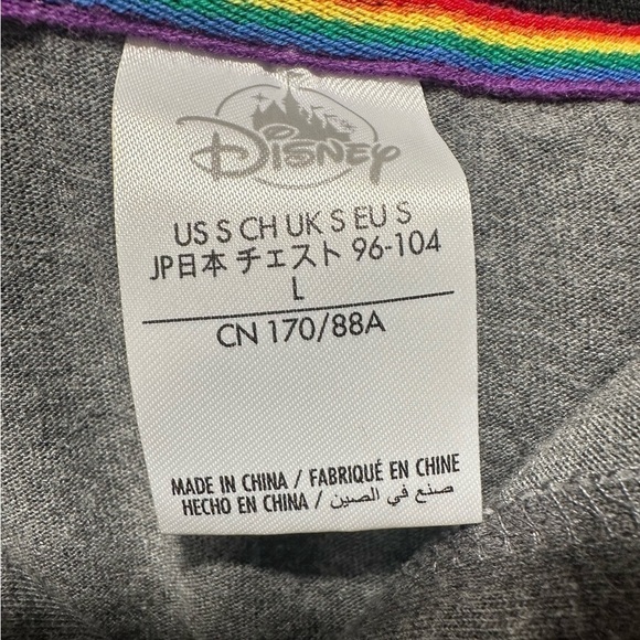 Walt Disney Women’s Polo Rainbow Mickey Patch size Small - Picture 5 of 7